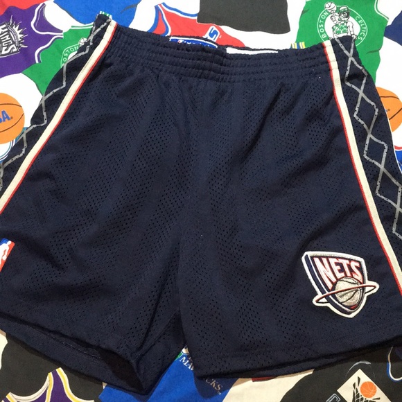 Champion Other - Vintage Champion New Jersey Nets Authentic Sewn Shorts Rare